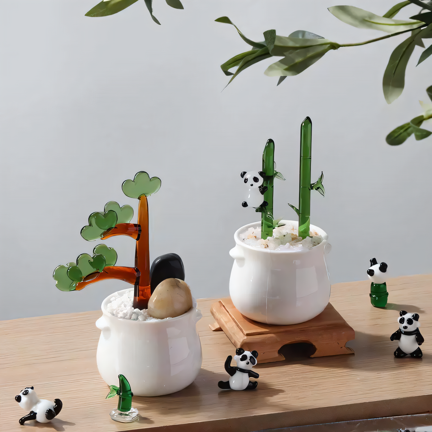 Panda and Bamboo